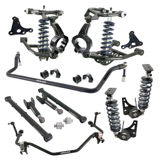 Ridetech 11240202 HQ Coil-Over System with hub spindles for 1968-1972 GM A-Body.