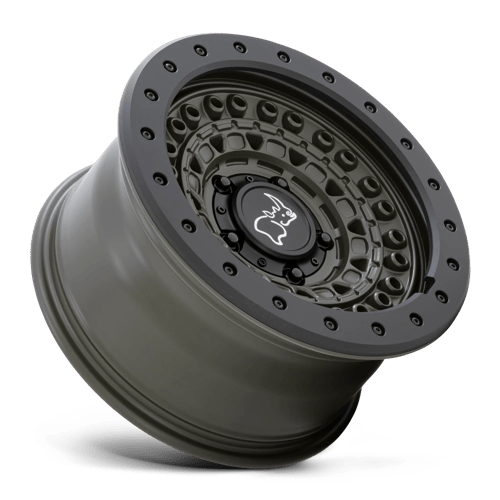 Black Rhino Hard Alloys BARRICADE 18X9 5X5.0 71 OD-GRN-BLK -18