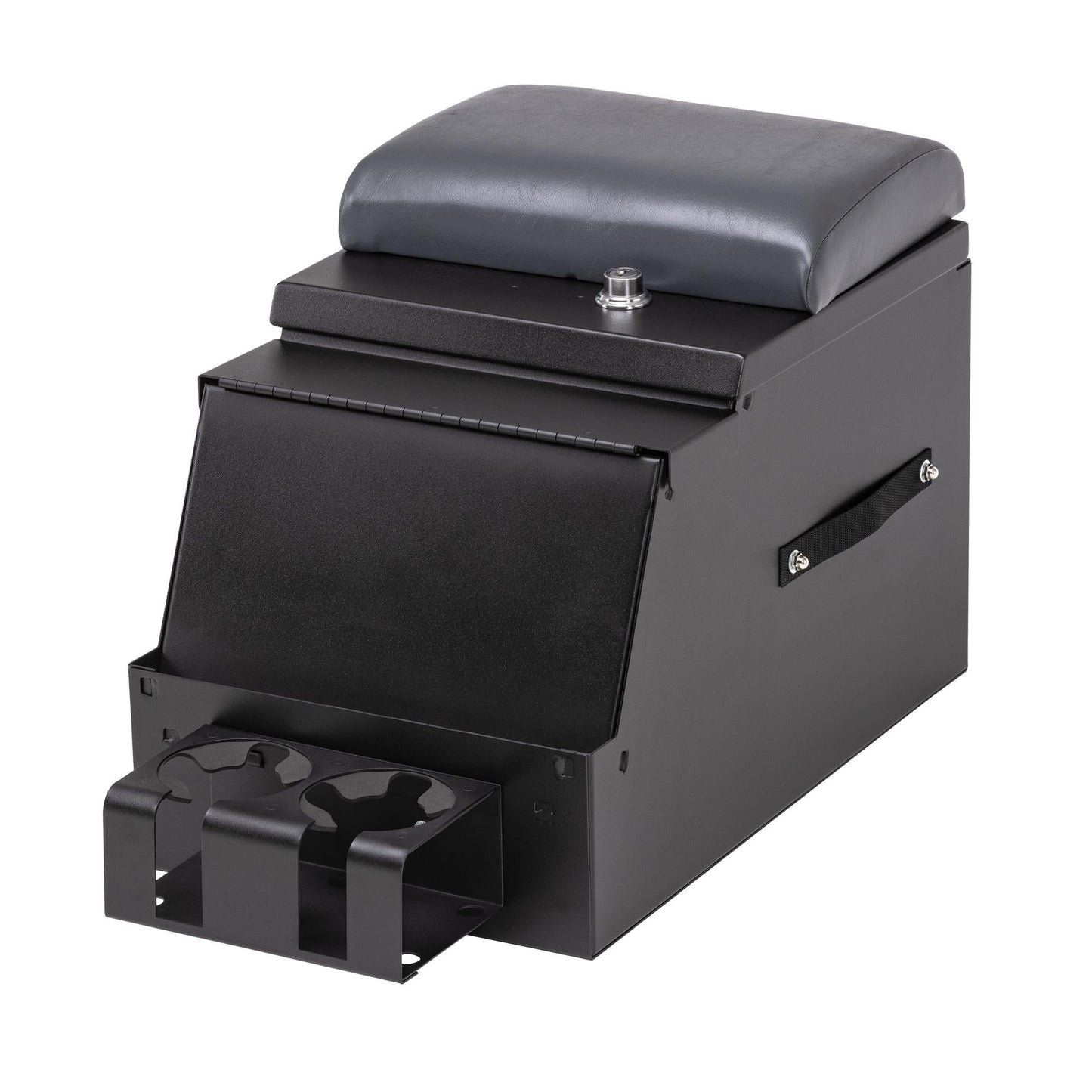Deluxe Stereo Center Console (12 1/2 in. Wide; Black Console w/ Charcoal Gray Armrest)