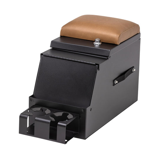 Deluxe Stereo Center Console (10 in. Wide; Black Console w/ Spice Armrest)
