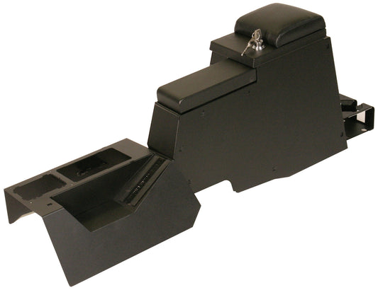 Deluxe Stereo Center Console - '97-06 Wrangler TJ; w/o Factory Subwoofer (Full Console; Black)