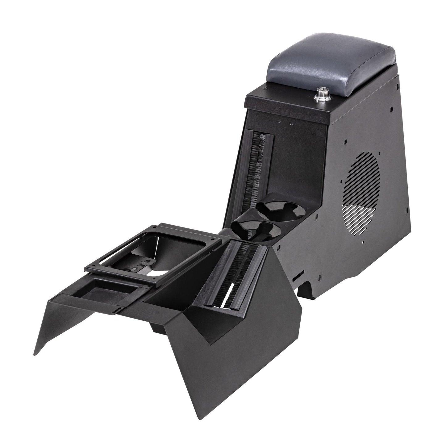 Series II Center Console - '97-06 Wrangler TJ; w/ Factory Console; w/ Factory Subwoofer (Full Console; Black Console w/ Charcoal Gray Armrest)