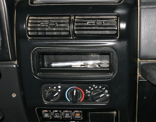Dashboard Stereo Cutout Tray (Black)