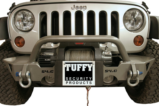 License Plate Holder (Roller Winch Fairlead; Black)