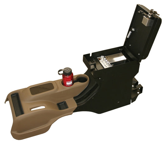Series II Center Console - '11-18 Wrangler JK (Rear Half Console; Black)