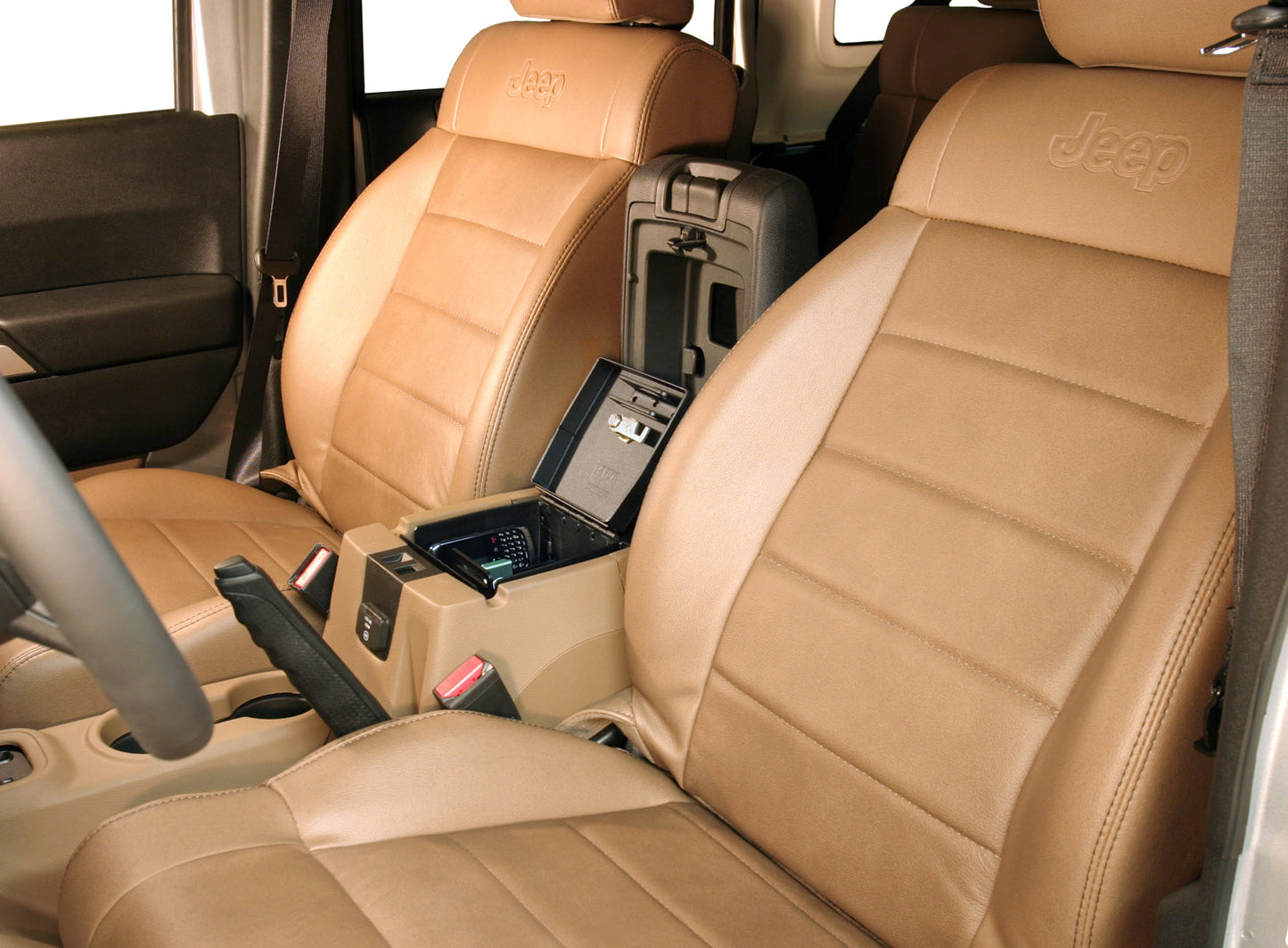 Console Safe - '11-18 Wrangler JK; w/ Factory Console (Black)