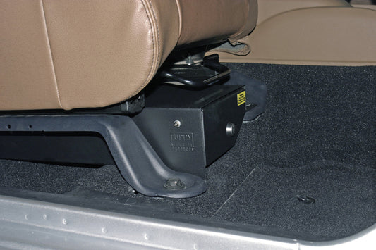 Front Passenger Side Underseat Drawer - '07-18 Wrangler JK 4-Door; '07-11 Wrangler JK 2-Door w/o Flip Seat (Black; Standard Key)