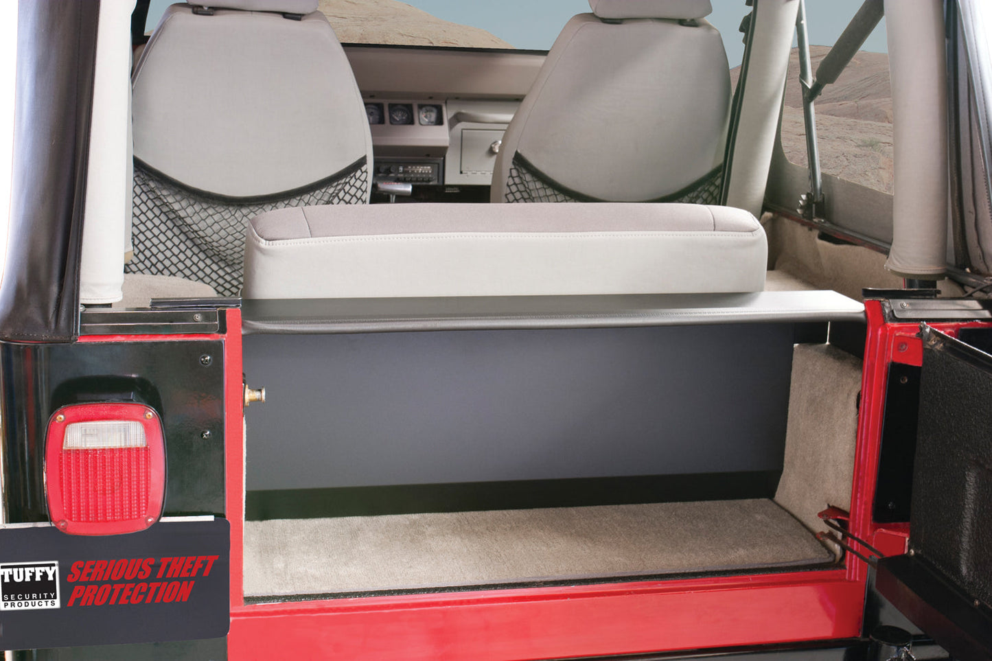 Cargo Enclosure - '87-95 Wrangler YJ (Black)