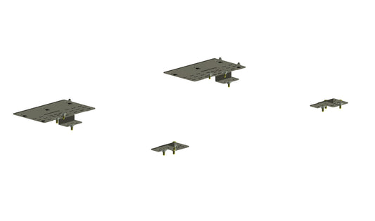 Riser Mount Kit For Tactical Security Drawer - '07-13 Surburban/Tahoe/Yukon/Yukon XL