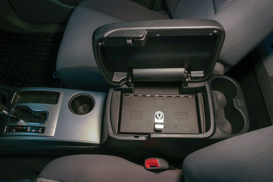 Console Safe - '05-15 Tacoma; w/ Fixed Center Console (Black; Standard Key)