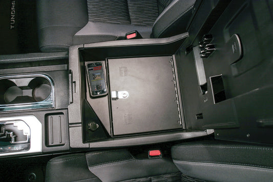 Console Safe - '14-21 Tundra; w/ Fixed Center Console (Black)