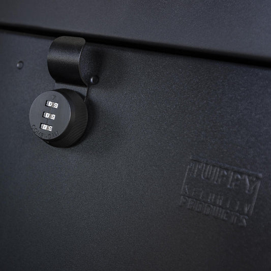 Rear Cubby Cover - '05-23 Tacoma; Crew Cab (Black)