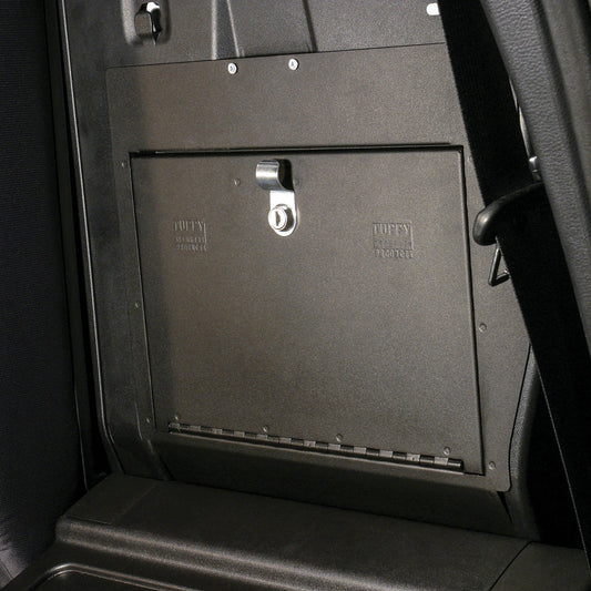 Rear Cubby Cover - '05-23 Tacoma; Crew Cab (Black)
