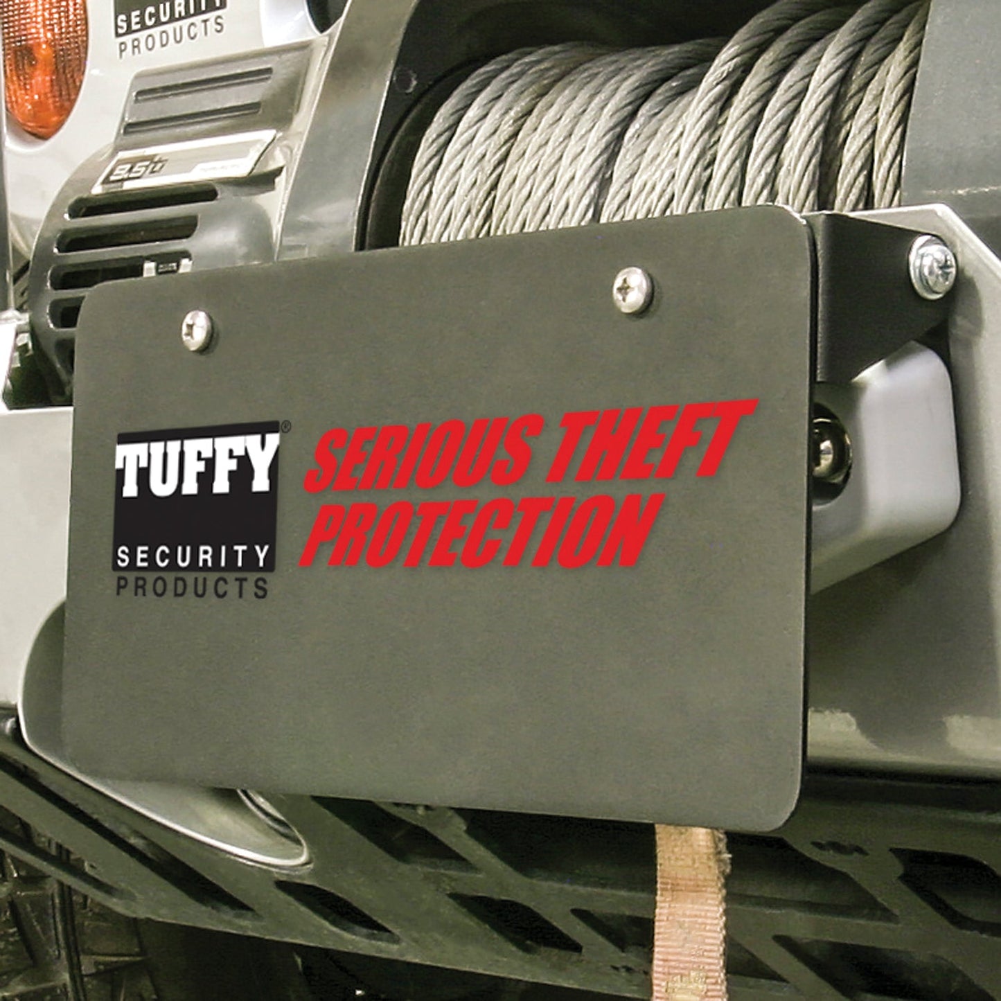 License Plate Holder (Hawse Winch Fairlead; Black)