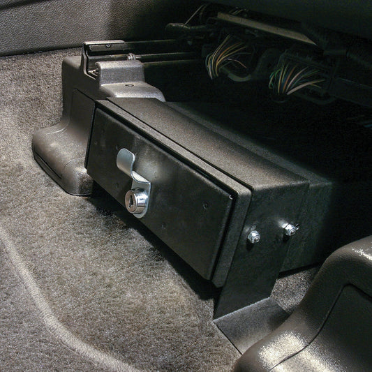 Front Underseat Drawer - '11-25 Explorer {Exc. Limited, Sport, ST}; w/ Sufficient Mounting Space (Black; Standard Key)