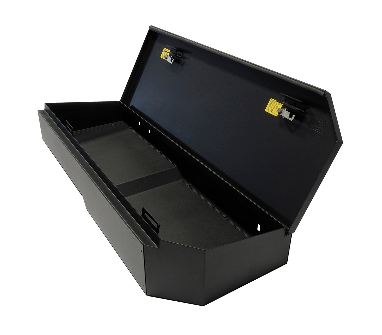 Rear 60% Underseat Lockbox - '07-19 Silverado/Sierra 1500 ('19 Old Body Style} / '07-19 2500HD/3500HD; w/ Crew Cab (Black; Standard Key)