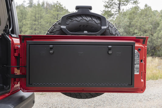 Tailgate Lockbox - '18-25 Wrangler JL (Standard Panel; Black)