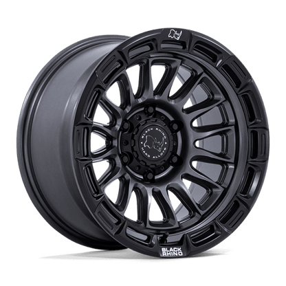 Black Rhino Hard Alloys RIVAL 17X9 5X5 71 -12 M-GNMTL M-BLK