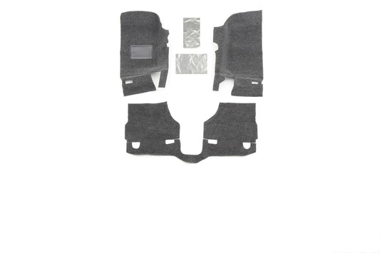 BedRug BRJK07F2 JEEP BEDRUG 07-10 JEEP JK 2DR FRONT 3PC FLOOR KIT (INCLUDES HEAT SHIELDS)