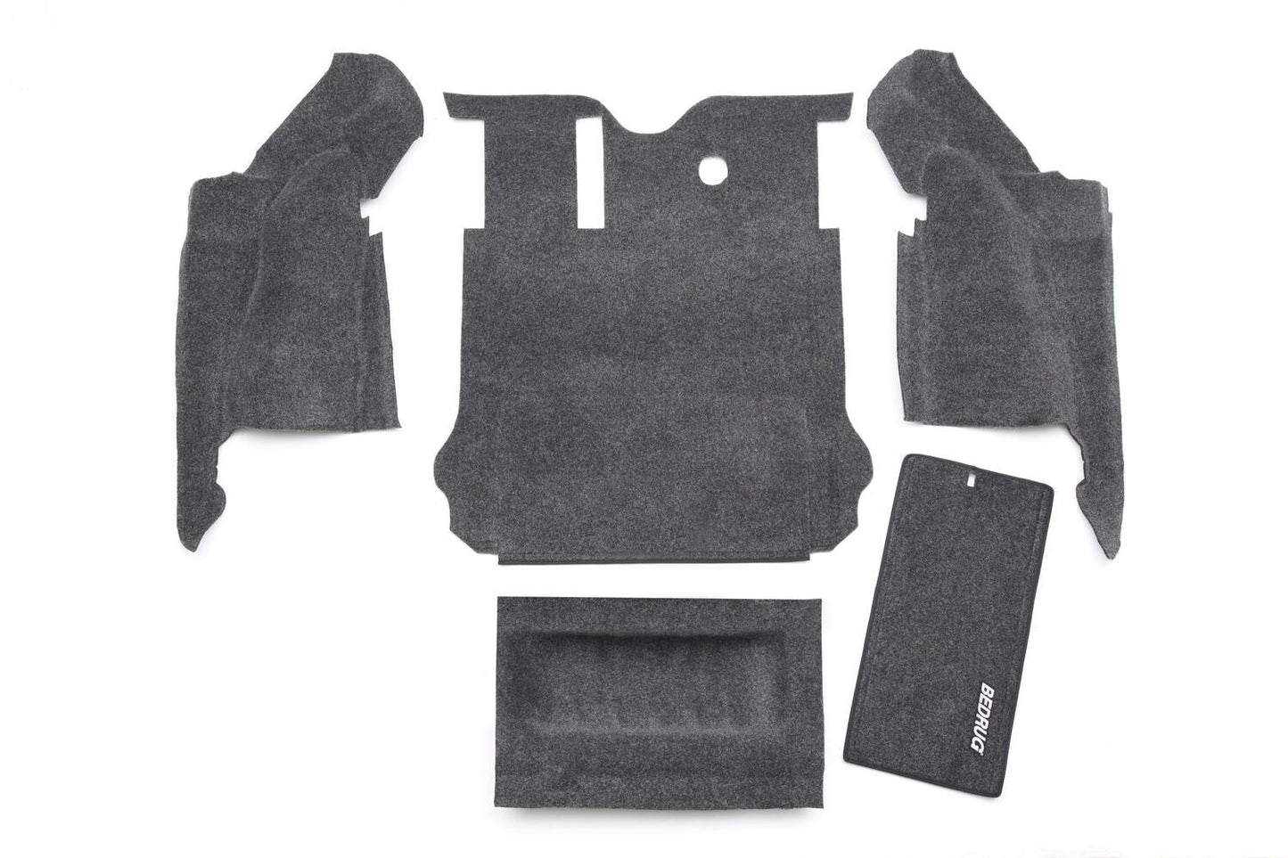 BedRug BRJK11R4 JEEP BEDRUG 11-18 JK UNLTD 4DR RR 5PC CARGO KIT (INC TLGTE & TUB LINER)