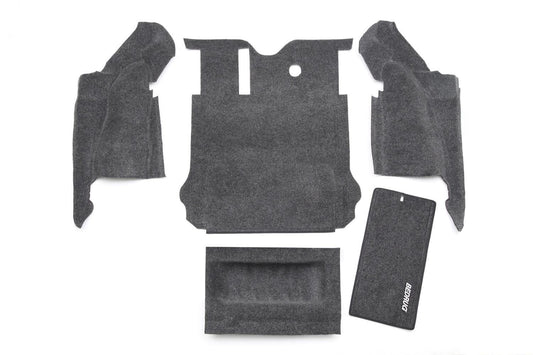 BedRug BRJK11R4 JEEP BEDRUG 11-18 JK UNLTD 4DR RR 5PC CARGO KIT (INC TLGTE & TUB LINER)