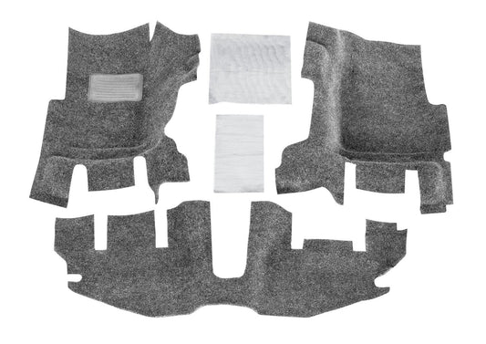 BedRug BRTJ97F JEEP BEDRUG 97-06 JEEP TJ/LJ FRONT 3PC FLOOR KIT (W CNTR CNSL) - HT SHLDS