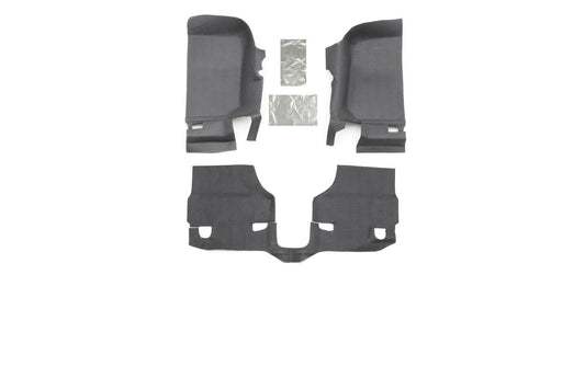 BedRug BTJK11F2 JEEP BEDTRED 11-18 JK 2DR FRONT 3PC FLOOR KIT (INCLUDES HEAT SHIELDS)