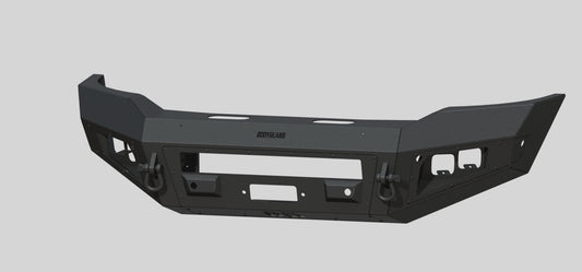 Bodyguard Bumpers A2 Series Base - Bare Metal Front Bumper - CAR19BYBNN