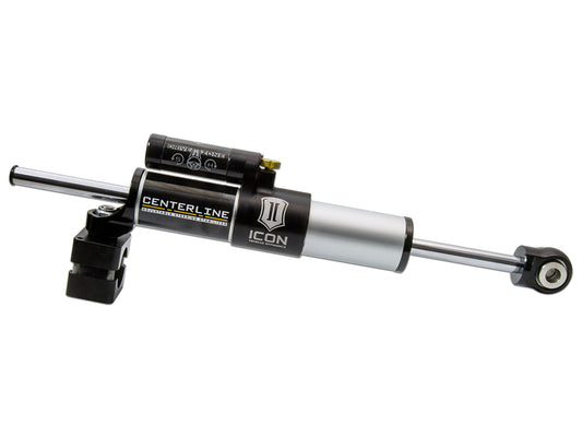ICON 1997-2023 Nissan Patrol Y61, Centerline Steering Stabilizer, Piggyback Reservoir, Adjustable