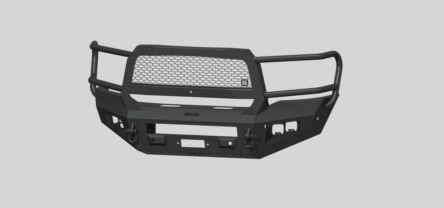 Bodyguard Bumpers A2 Series Extreme - Bare Metal Front Bumper - CER19BYBMH