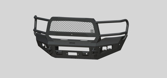 Bodyguard Bumpers A2 Series Extreme - Bare Metal Front Bumper - CER19BNBMH