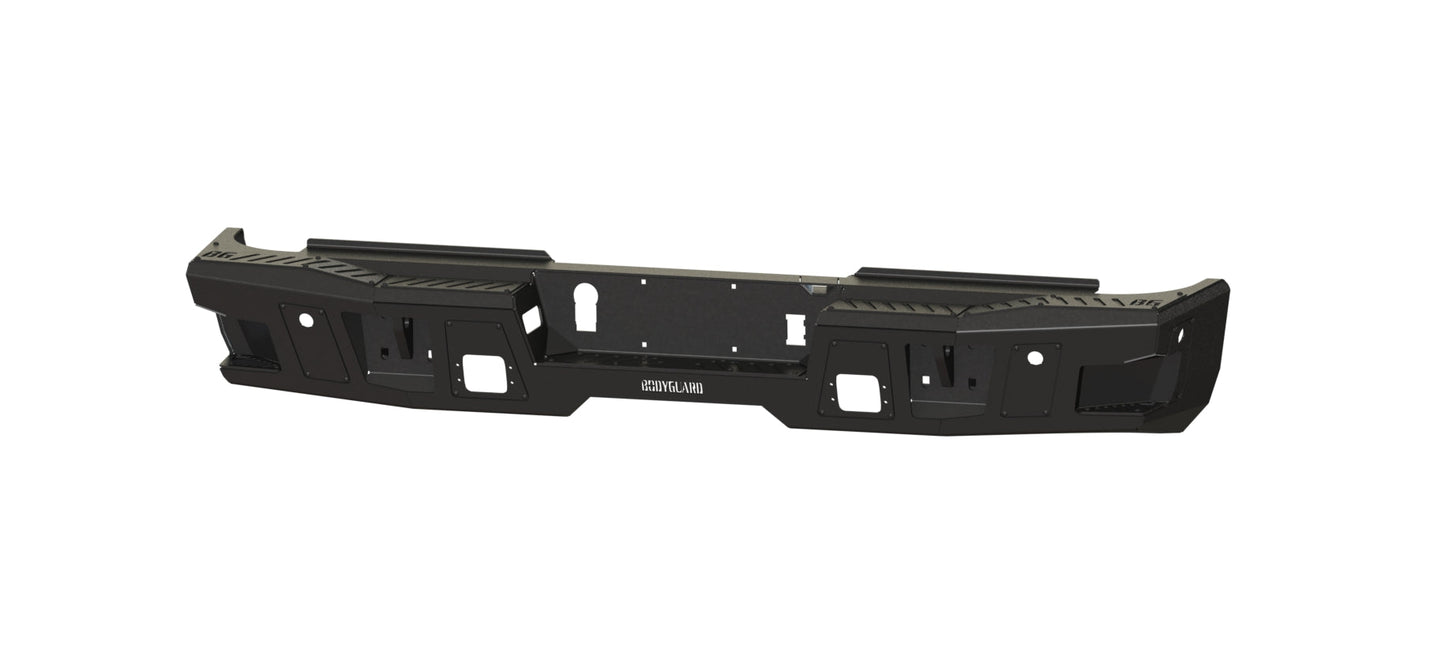 Bodyguard Bumpers A2 Rear - Textured Black Rear Bumper - DFR19BYT