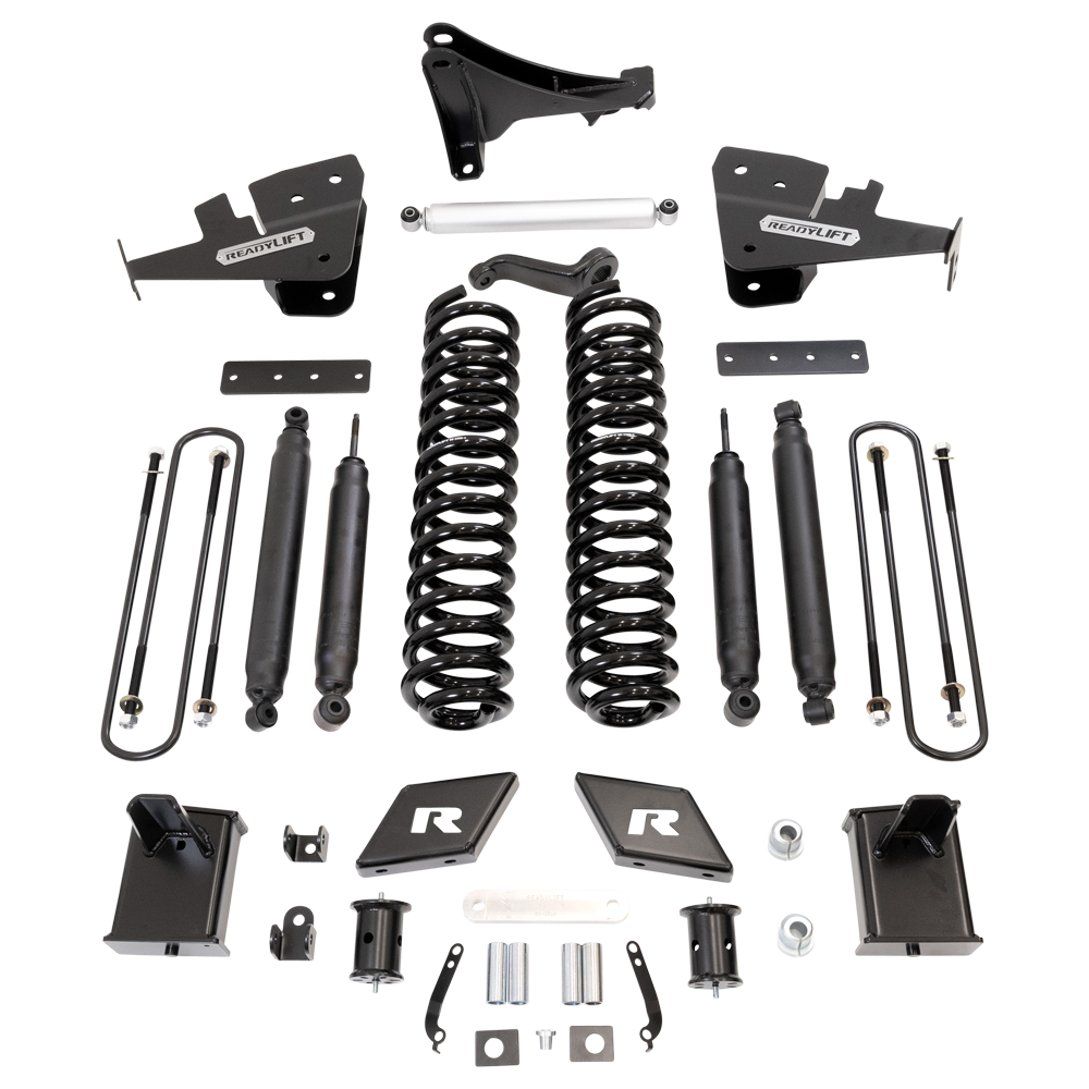 7" Coil Spring Lift Kit With SST3000 Shocks - Ford Super Duty Diesel F-250 Without Camper Spring Package 4WD 2017-2022
