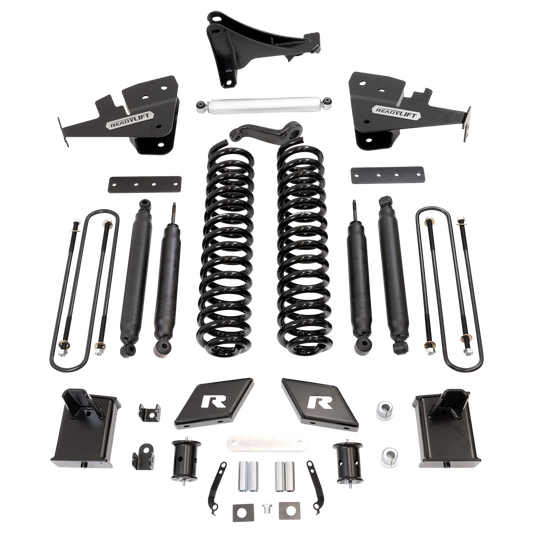 7" Coil Spring Lift Kit With SST3000 Shocks - Ford Super Duty Diesel F-250 Without Camper Spring Package 4WD 2017-2022