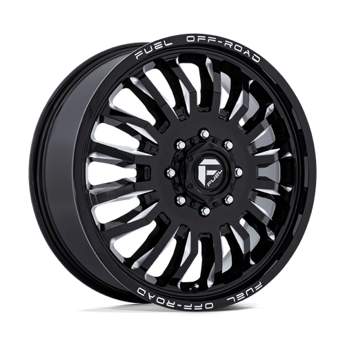 Fuel 1PC ARC DRW 22X8.25 8X200 +104 GBLK-MILL DF