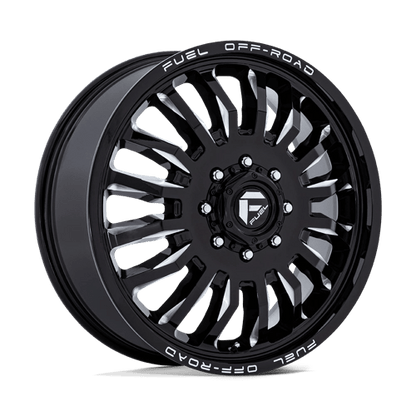 Fuel 1PC ARC DRW 20X8.25 8X6.5 +104 GBLK-MILL DF