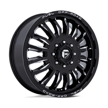 Fuel 1PC ARC DRW 22X8.25 8X6.5 +104 GBLK-MILL DF