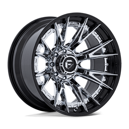 Fuel 1PC CATALYST 24X12 8X170 125 -44 CHR G-BLK