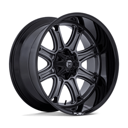 Fuel 1PC DARKSTAR 24X12 8X180 124 -44 M-GMTL BLK