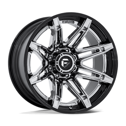 Fuel 1PC BRAWL 24X12 8X6.5 125 -44 CHR G-BLK