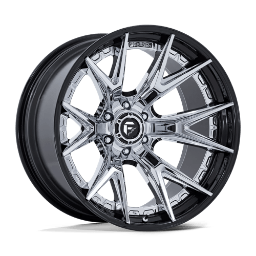 Fuel 1PC CATALYST 22X12 6X5.5 106 -44 CHR G-BLK