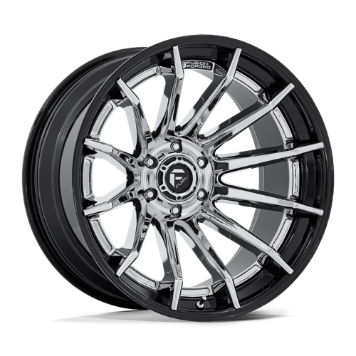 Fuel 1PC BURN 22X10 5X5 71 -18 CHR G-BLK