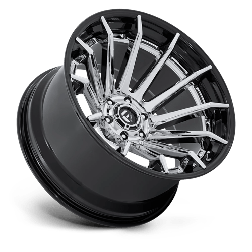 Fuel 1PC BURN 22X10 5X5 71 -18 CHR G-BLK