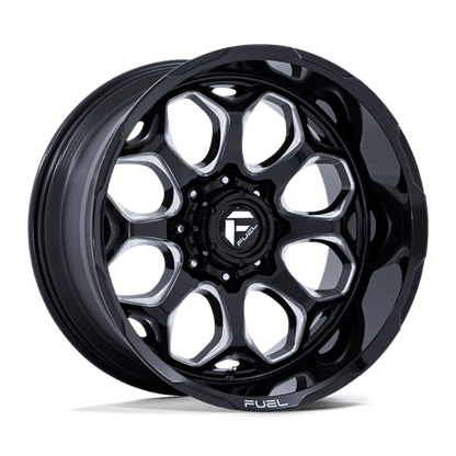 Fuel 1PC SCEPTER 22X10 8X6.5 125 -18 G-BLK-MILL
