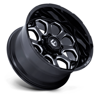 Fuel 1PC SCEPTER 22X10 8X6.5 125 -18 G-BLK-MILL