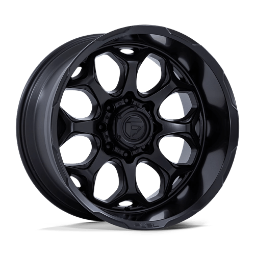 Fuel 1PC SCEPTER 22X10 8X6.5 125 -18 BLK-OUT