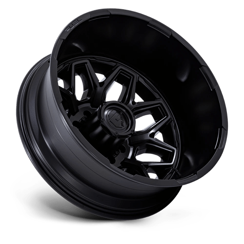 Fuel 1PC FLUX DRW 20X8.25 8X210 -227 BLK-OUT (DR)