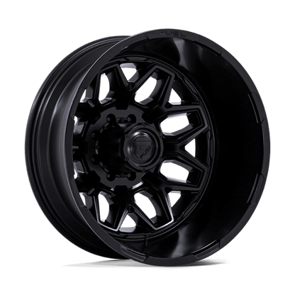 Fuel 1PC FLUX DRW 20X8.25 8X6.5 -246 BLK-OUT (DR)