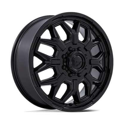 Fuel 1PC FLUX DRW 20X8.25 8X170 +104 BLK-OUT (DF)