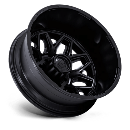 Fuel 1PC FLUX DRW 22X8.25 8X6.5 -227 BLK-OUT (DR)